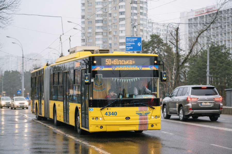 Троллейбус 50 Киев