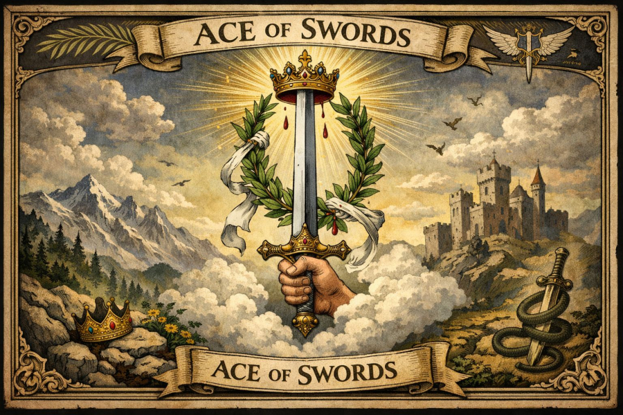 Туз мечів - значення карти Таро
