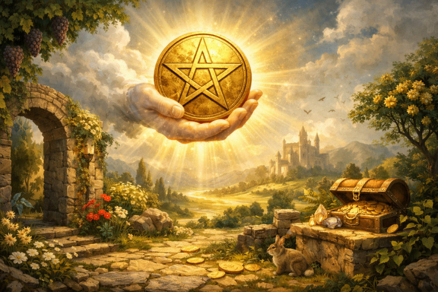 Туз пентаклів - значення карти Таро