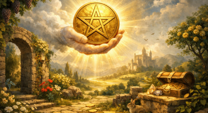 Туз пентаклів - значення карти Таро