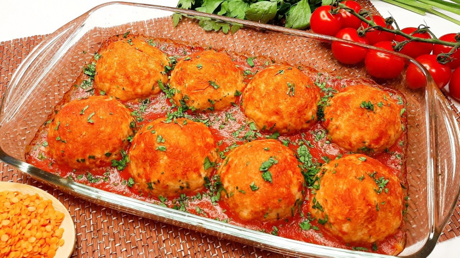 Веганські тефтелі з сочевиці