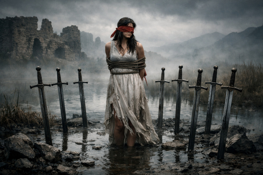 Вісімка мечів - значення карти Таро