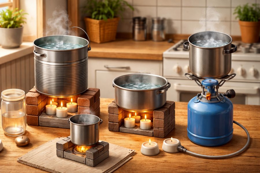 Як нагріти воду в квартирі без електрики