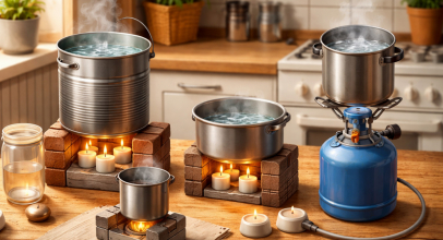 Як нагріти воду в квартирі без електрики