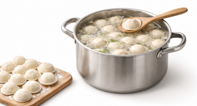 Як варити заморожені пельмені