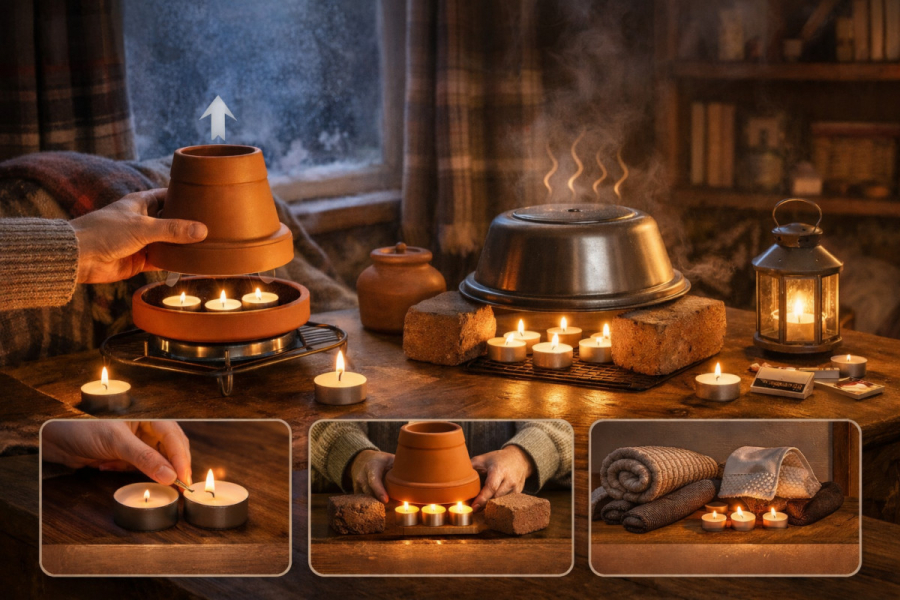 Як використовувати свічки для обігріву кімнати