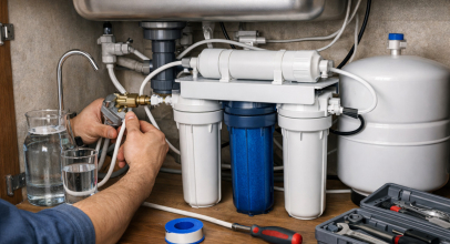 Як встановити фільтр для води