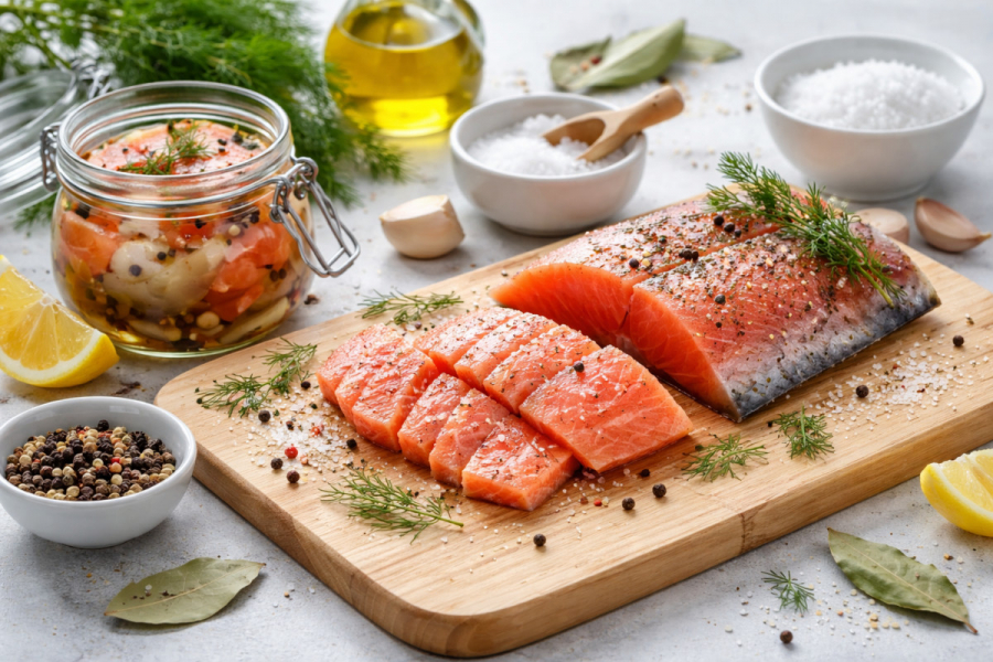 Как засолить горбушу дома сочно и правильно