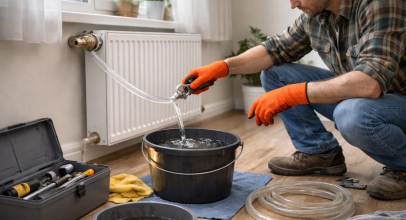 Как слить воду из теплого пола в квартире