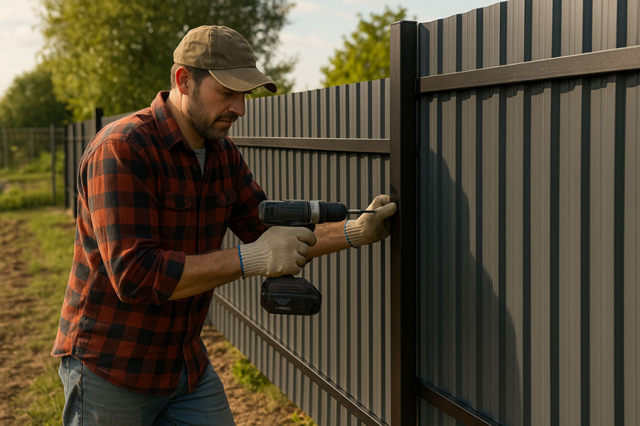 Як зробити паркан своїми руками без зварювання