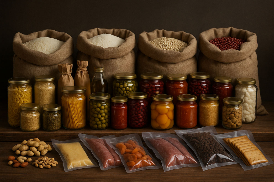 Як зберігати продукти 2 роки: сухі, консервовані, вакуумні