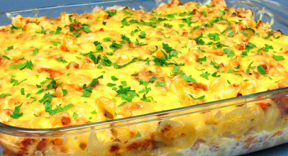 Запеканка из макарон и фарша Запеканка из макарон и фарша