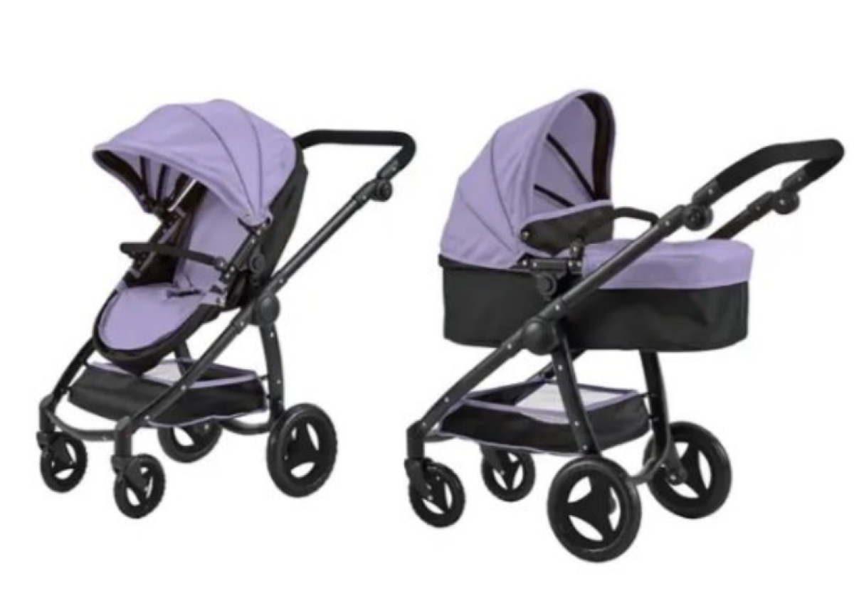 Коляска для ляльки 9696 Carello Ultra 2в1 фіолетовий