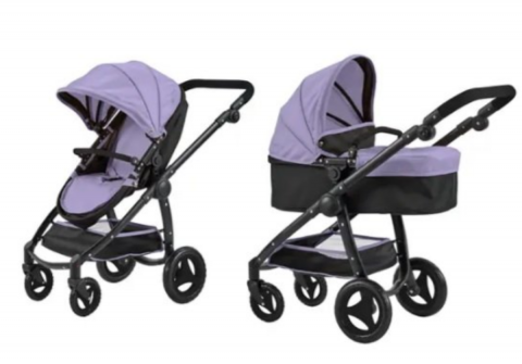 Коляска для ляльки 9696 Carello Ultra 2в1 фіолетовий