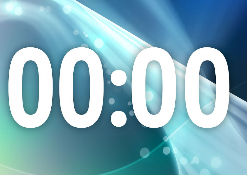 00:00 на часах