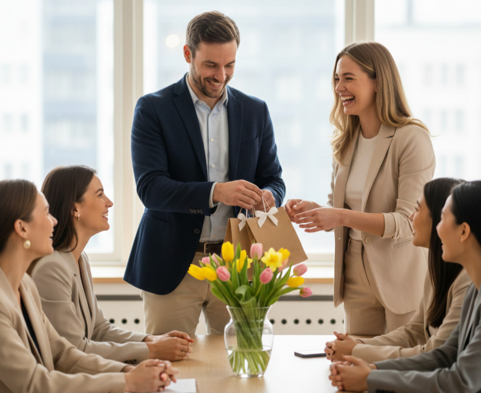 корпоративные подарки к 8 марта