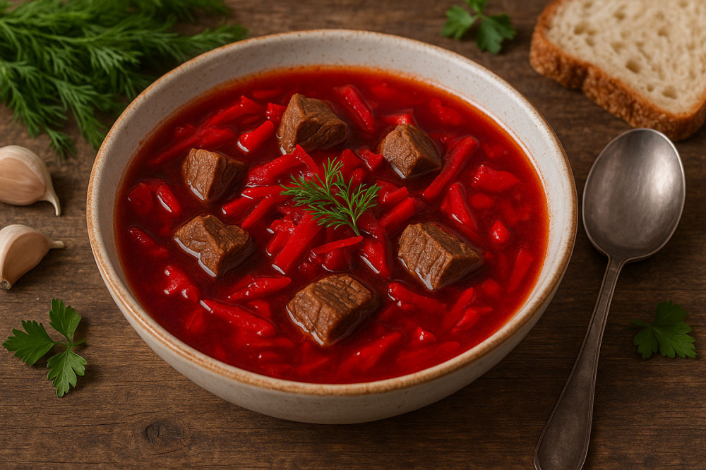 Борщ із яловичиною