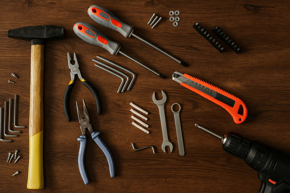 Інструменти та матеріали для ремонту
