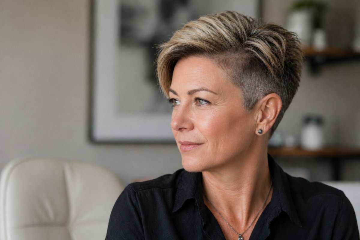 Каскад на коротке волосся