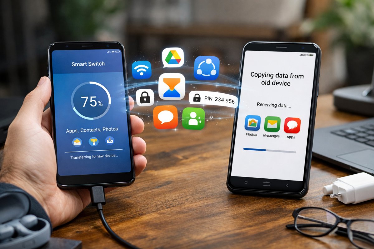 Перенос через специальные приложения