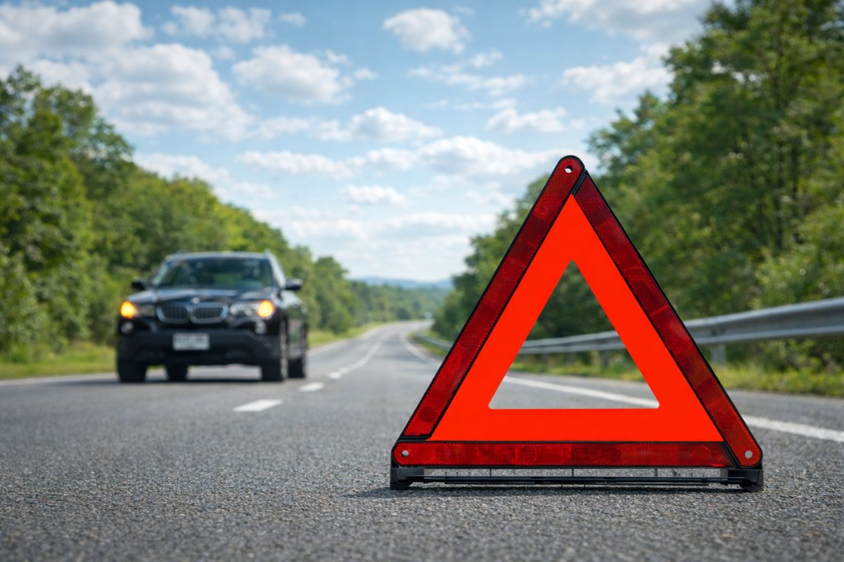 Встановлення аварійного знака