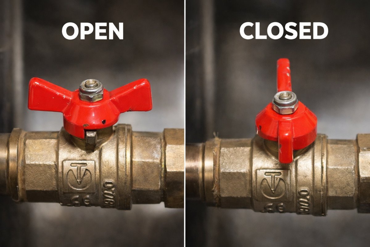 перекрити подачу холодної води