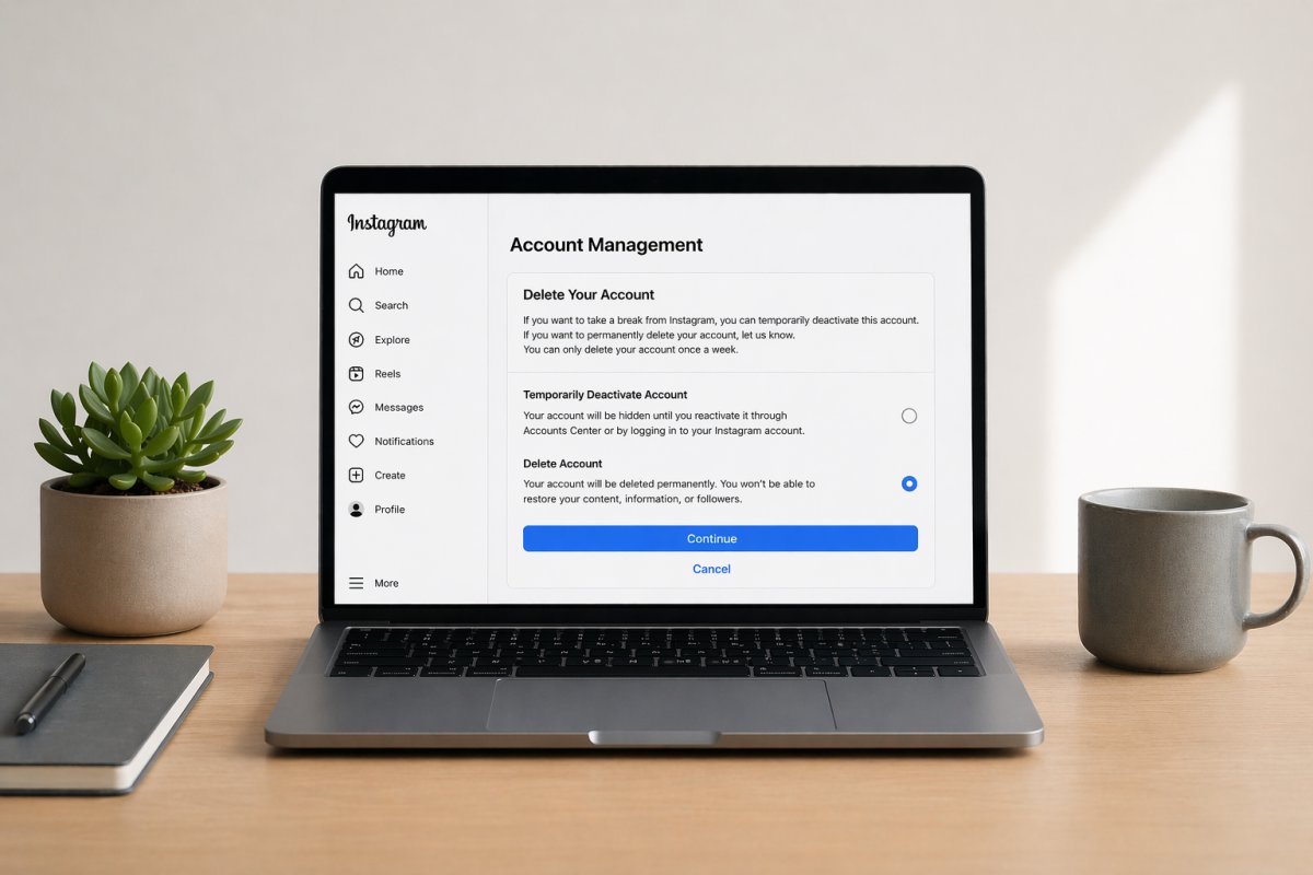 Підготовка перед видаленням акаунта