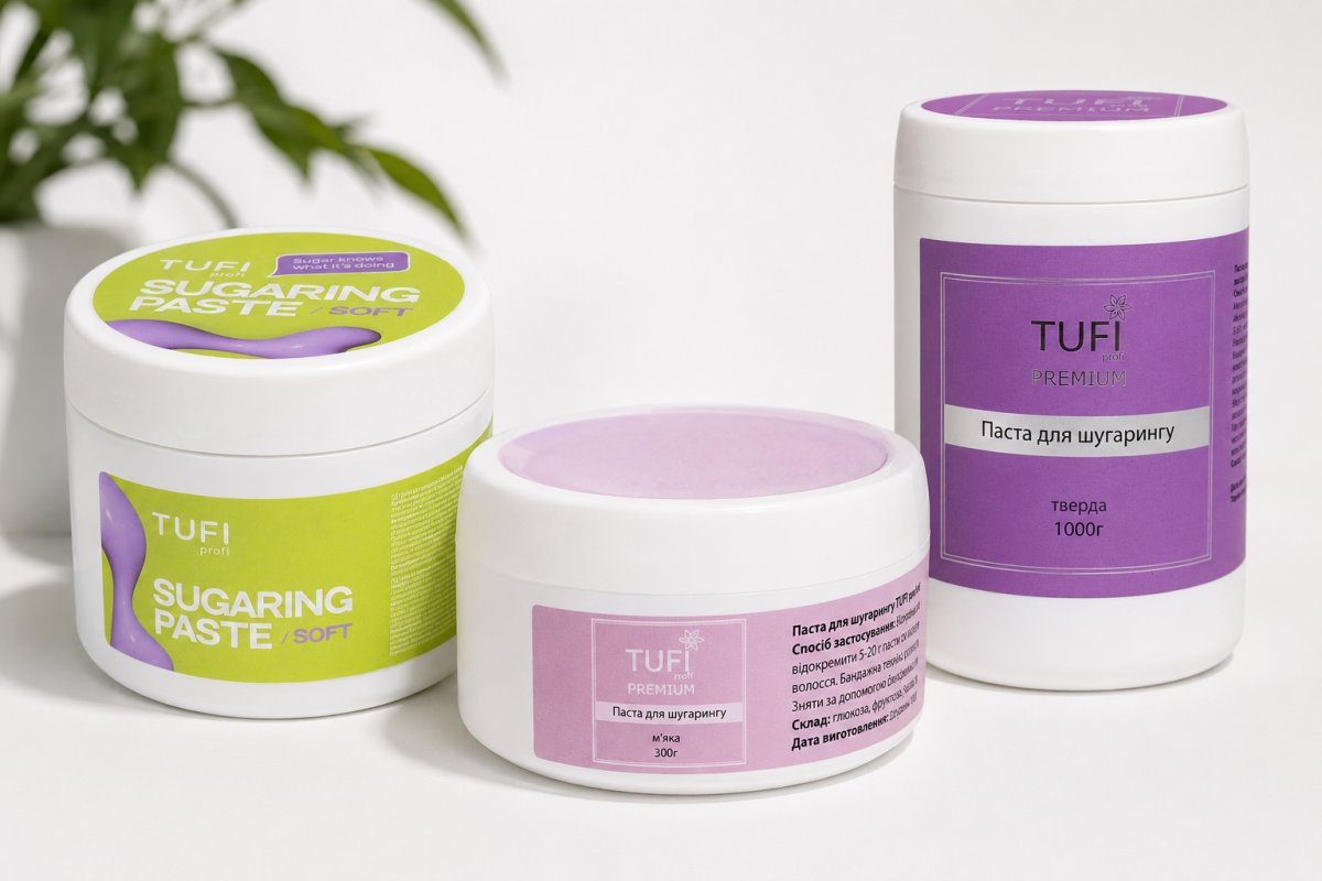 Продукція TUFI Profi для шугарингу