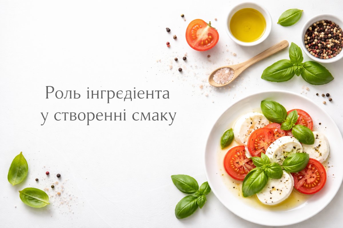 Роль інгредієнта у створенні смаку Роль інгредієнта у створенні смаку