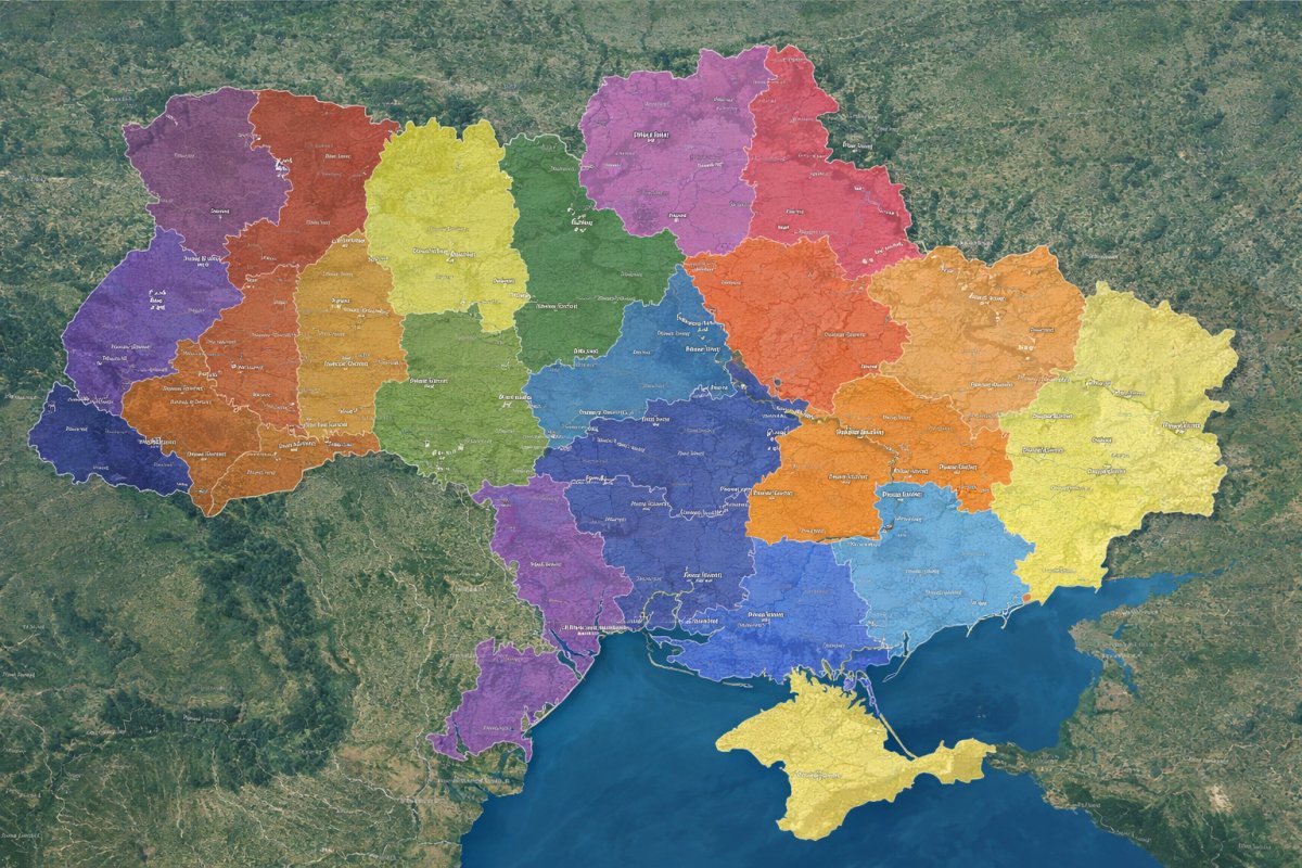 Скільки областей в Україні насправді Скільки областей в Україні насправді