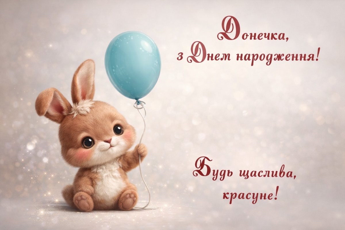 Привітання від тата для донечки