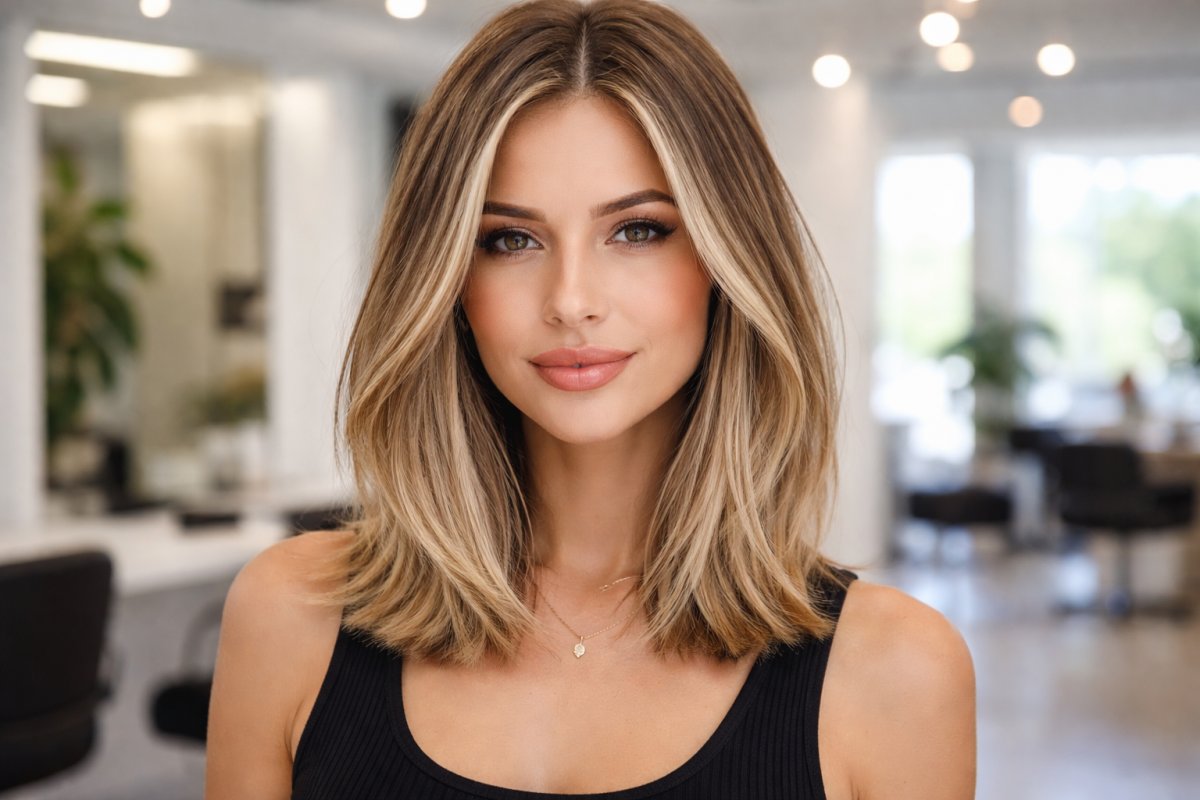 Стрижка Лоб (Long Bob)