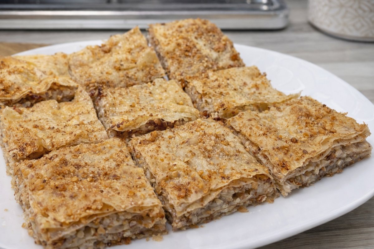 Варіанти рецептів з тіста філо Швидка пахлава