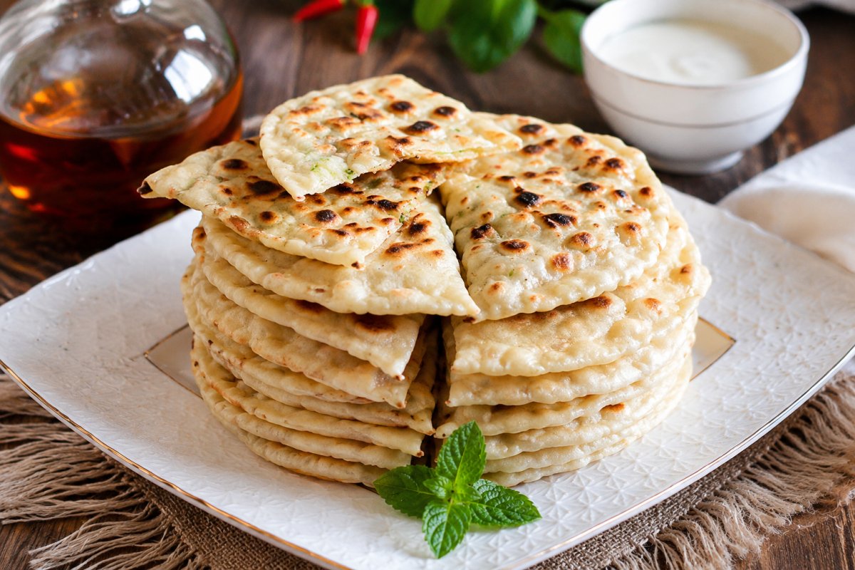 Лепешки без кефира