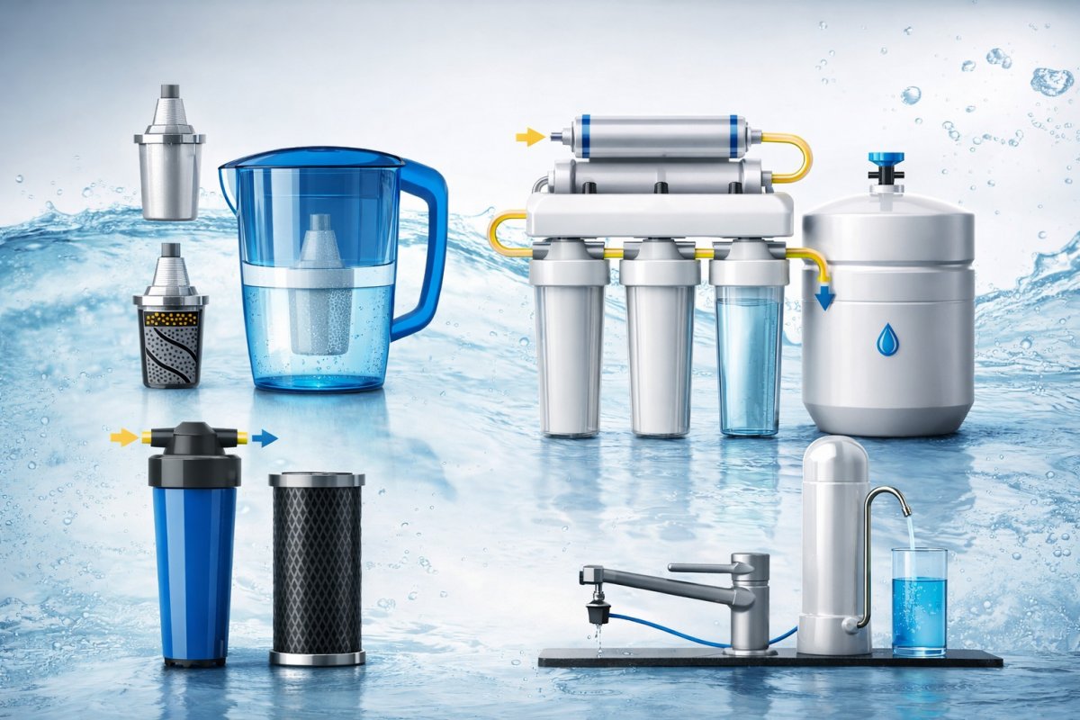 Види фільтрів для води