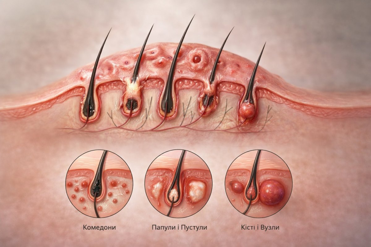 Види прищів і їх особливості