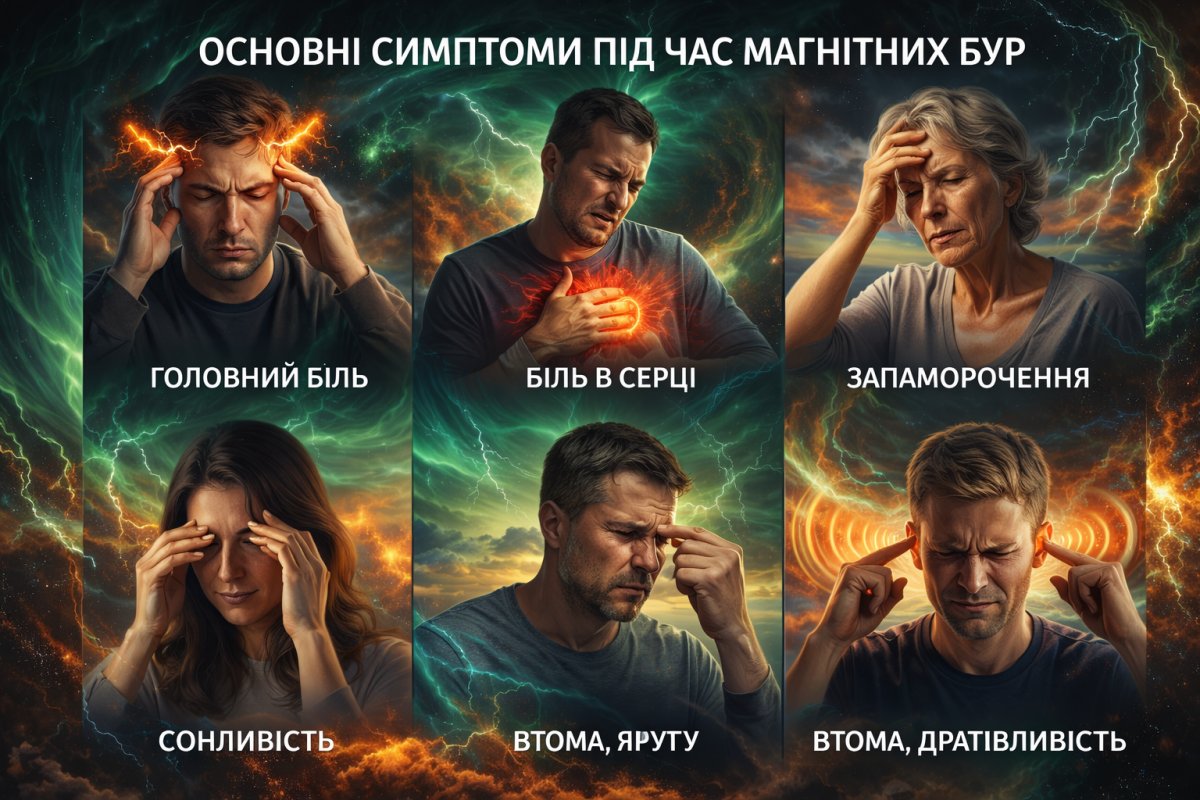 Вплив геомагнітної активності на мешканців Луцька