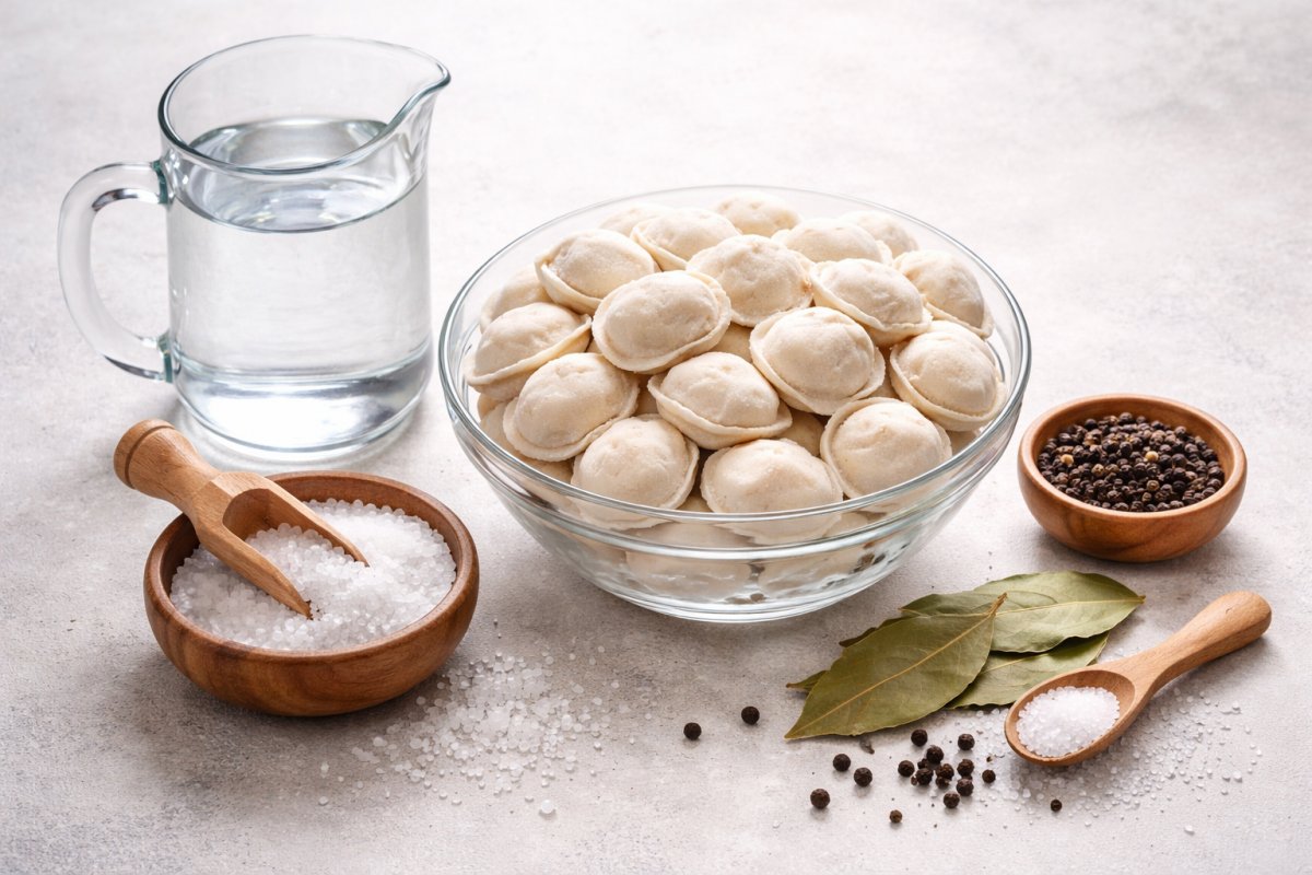 Які інгредієнти потрібні для варіння пельменів