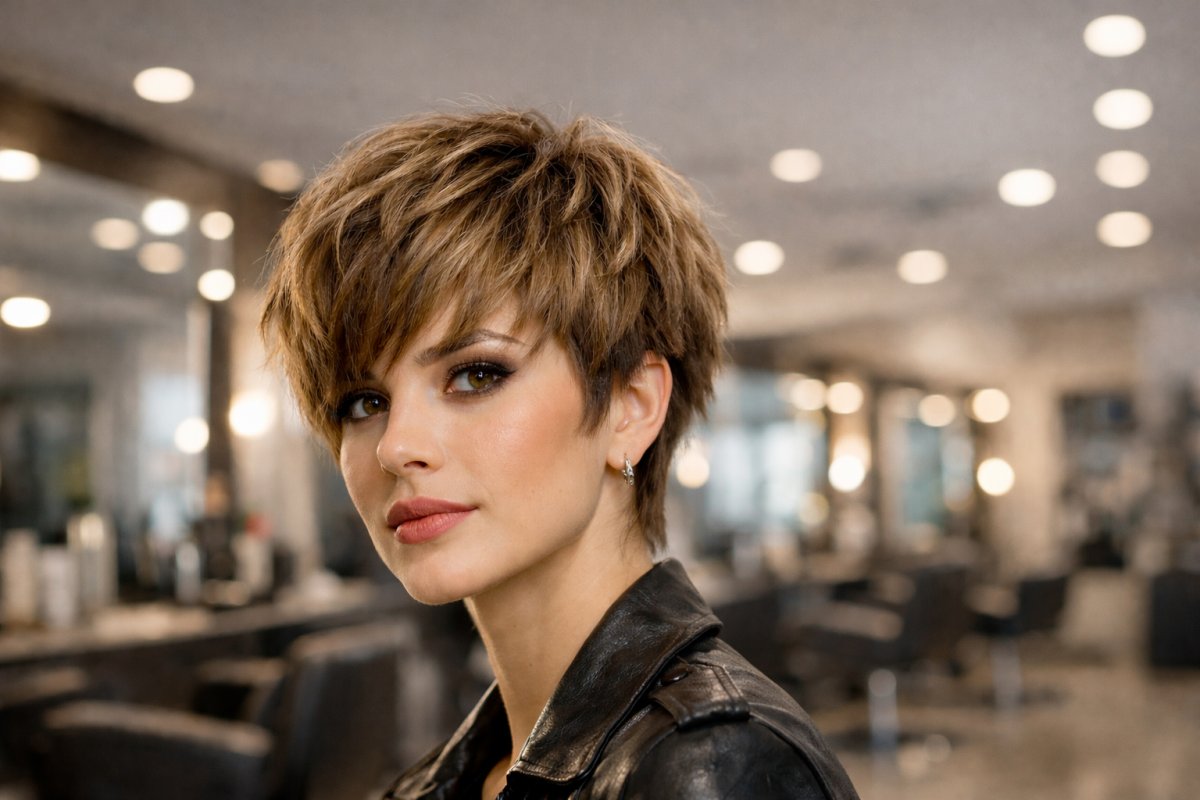 Жіноча стрижка Французькі хвилі та ретро-елементи