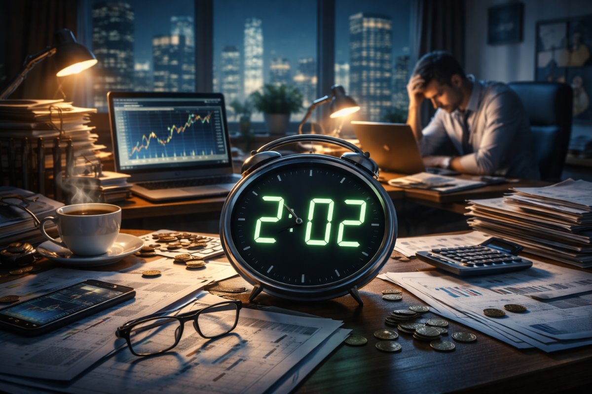 Значение 02:02 В финансах и работе